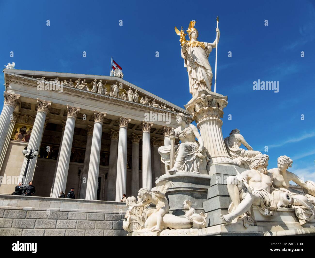 L'Autriche, Vienne, Parlement Européen Banque D'Images