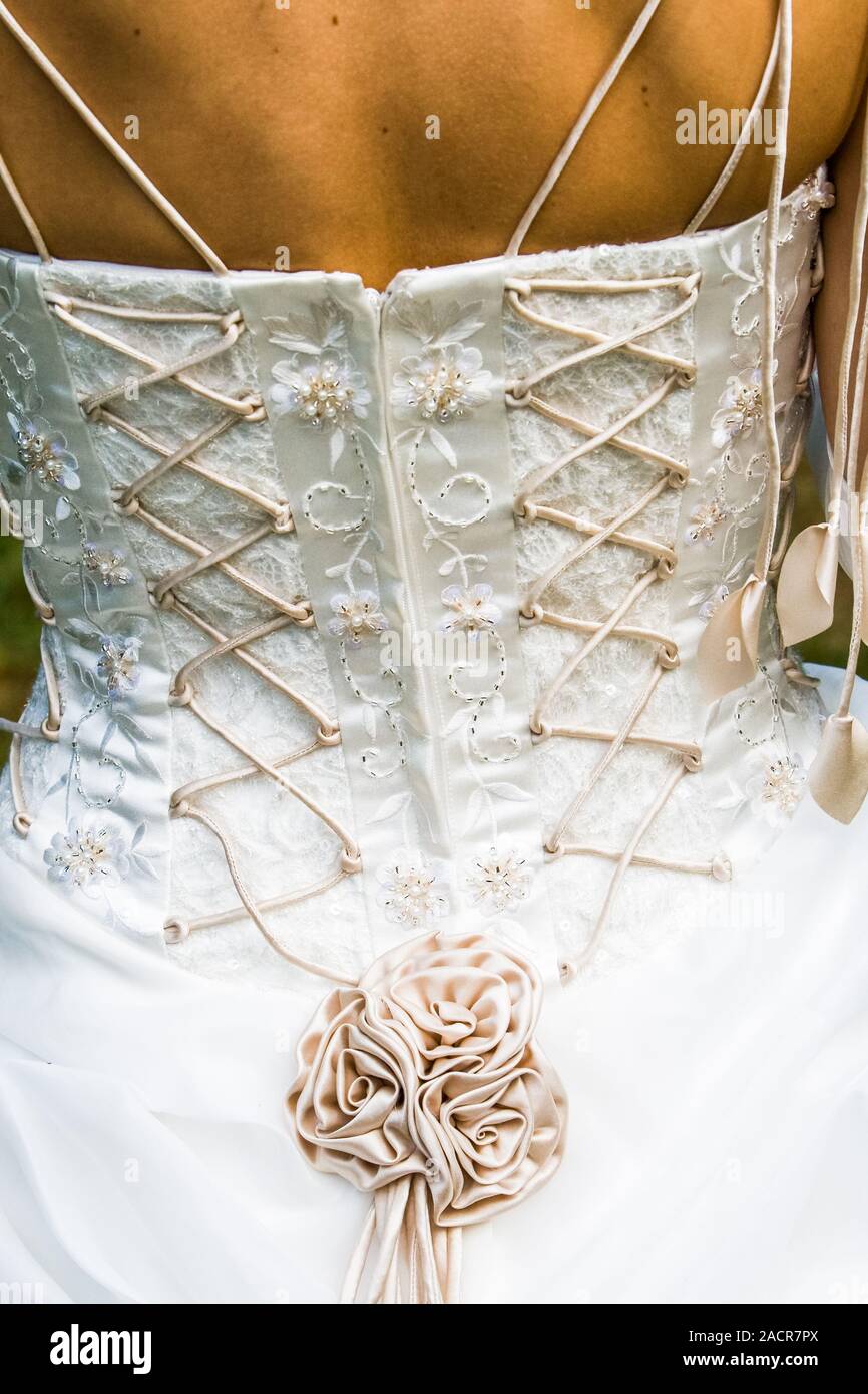 robe de mariée Banque D'Images