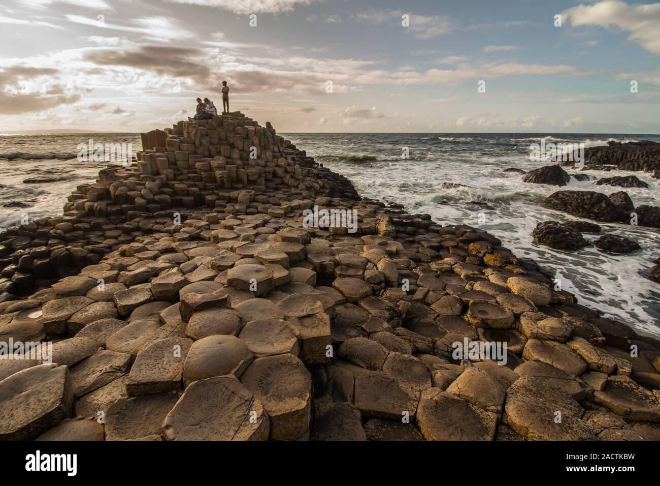 Giant's Causeway Irlande Banque D'Images