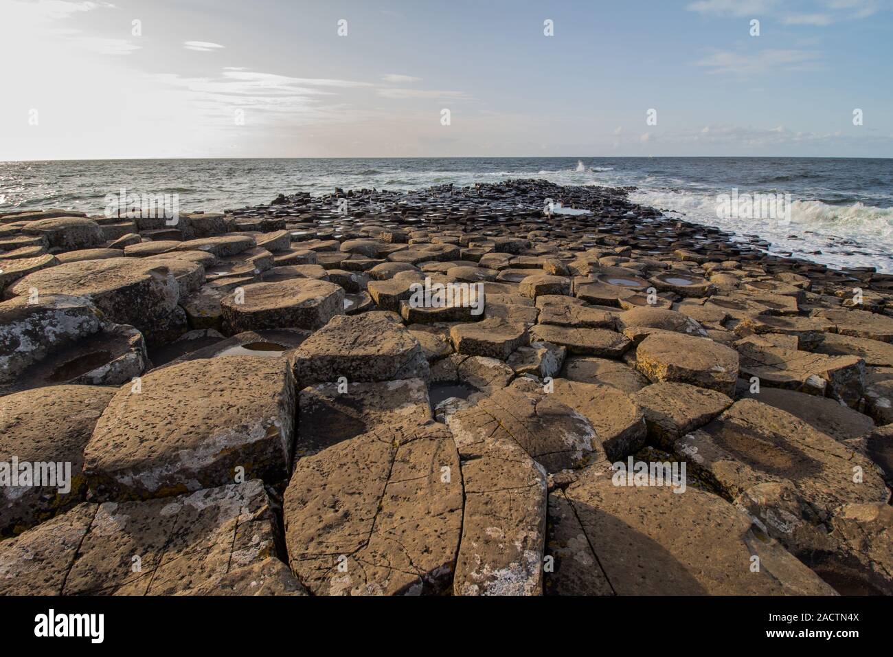 Giant's Causeway Irlande Banque D'Images