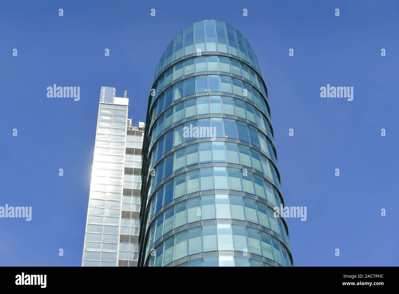 Inscrivez-vous ! Landmark Tower, Speditionsstraße, Düsseldorf, Nordrhein-Westfalen, Deutschland Banque D'Images