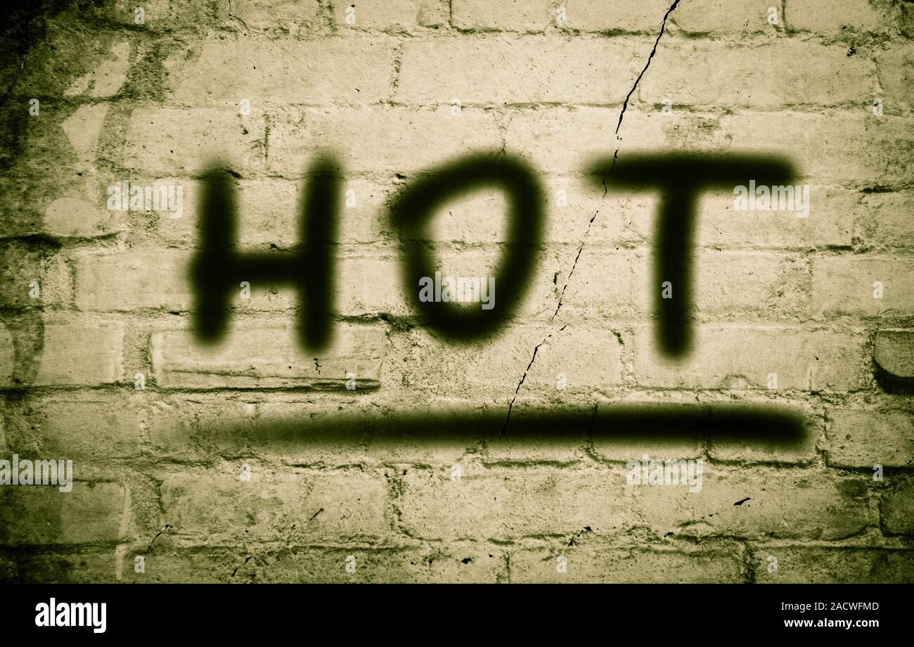 Hot Concept Banque D'Images