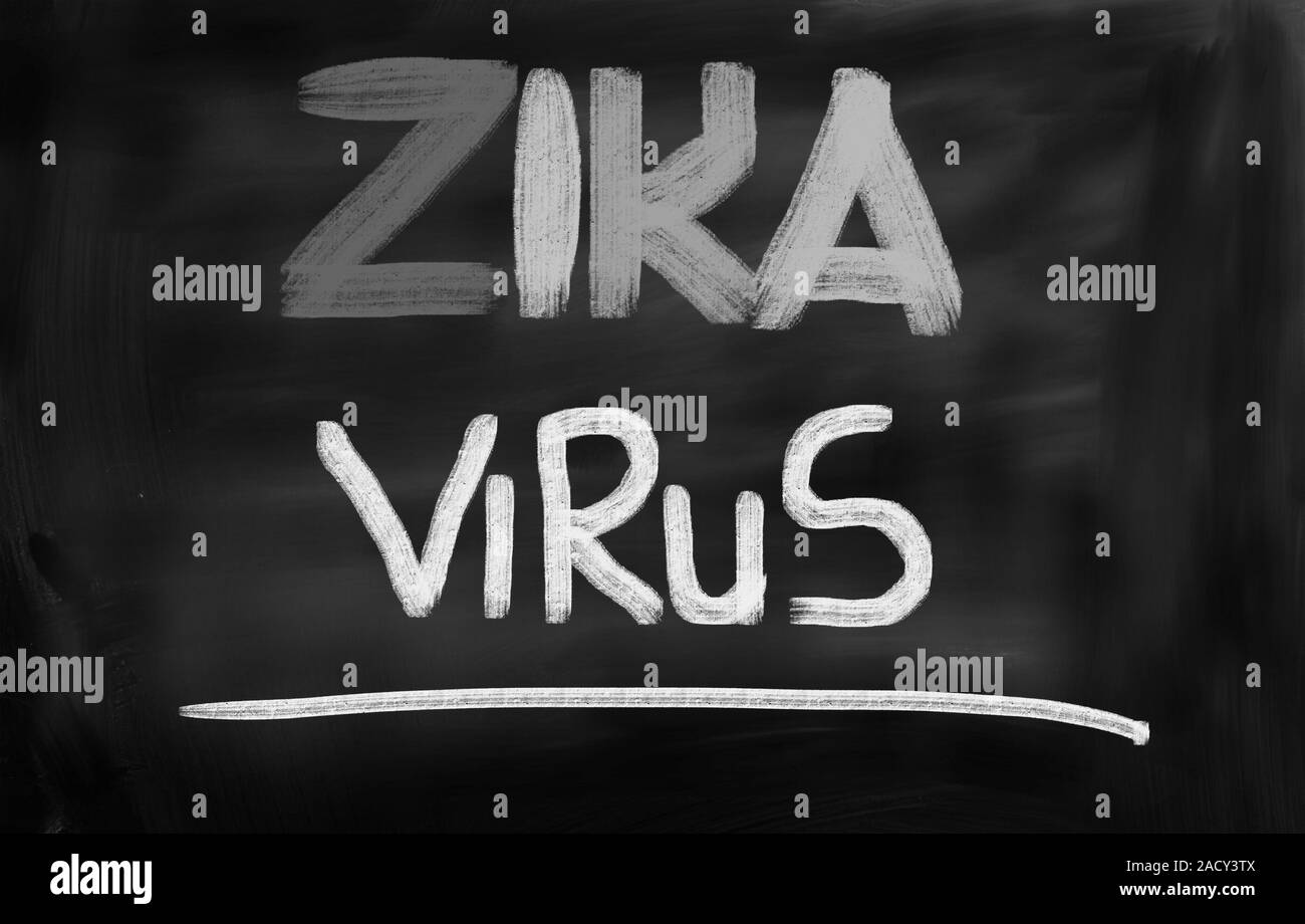 Concept de Virus Zica Banque D'Images