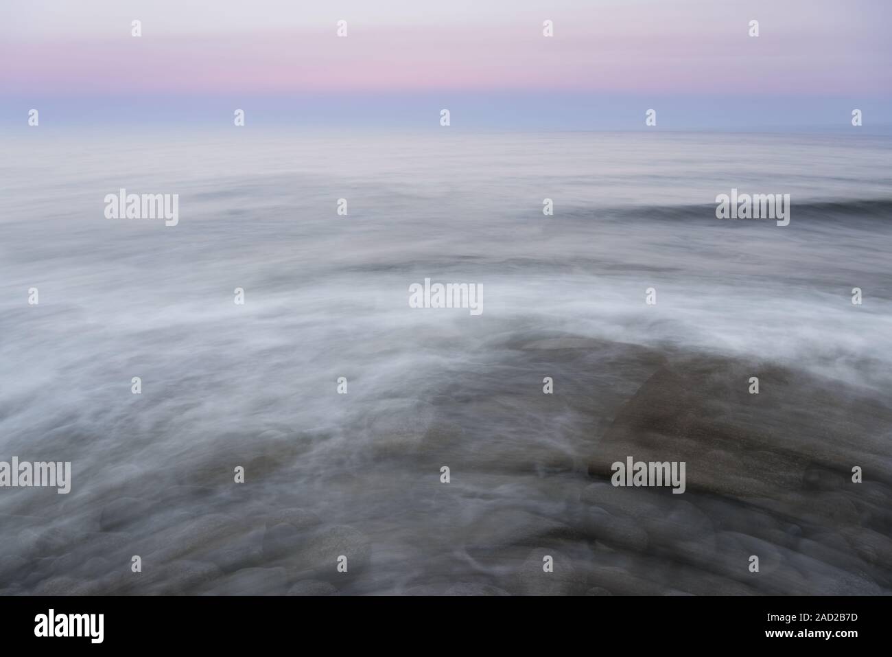 Côte de la mer Baltique, essuyage, patrimoine de l'effet Hoega Kusten, Suède Banque D'Images