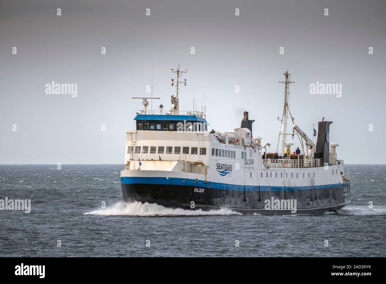 Baldur ferry boat, Breidafjordur, Westfjords, Islande Banque D'Images
