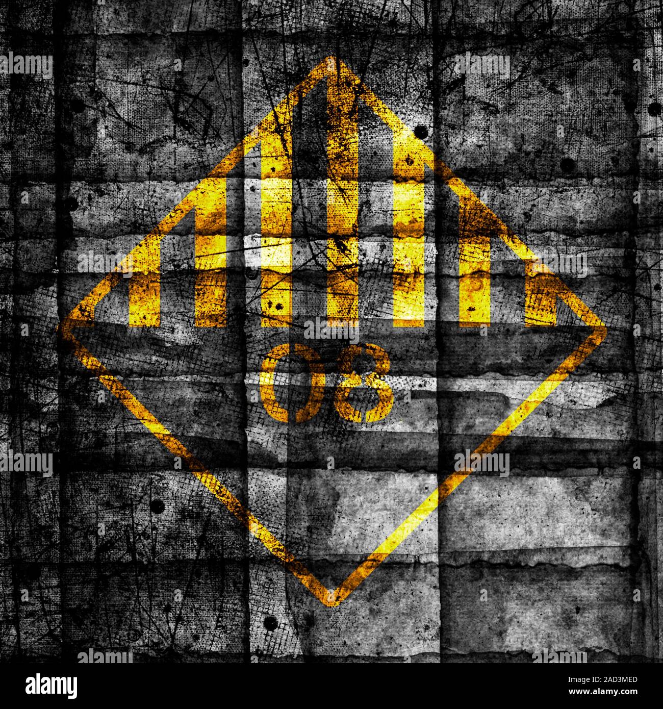 Abstract grunge cyber futuriste technologie historique. Sci-fi circuit design..Urban cyber punk illustration Banque D'Images