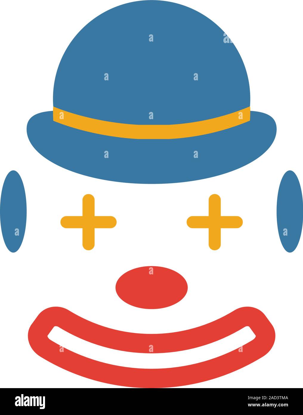 L'icône de clown. Élément simple de partie Icon icons collection. L'icône de création d'interface utilisateur Clown, ux, apps, logiciels et des infographies Illustration de Vecteur
