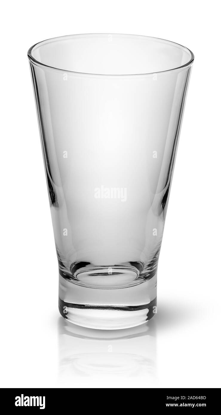 Cocktail en verre large vue de dessus Banque D'Images