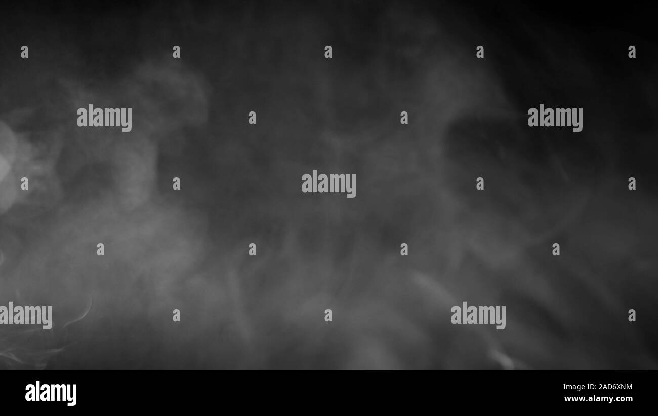 Fume des nuages de fond, résumé de la fumée dans le mouvement lent, texture misty Banque D'Images