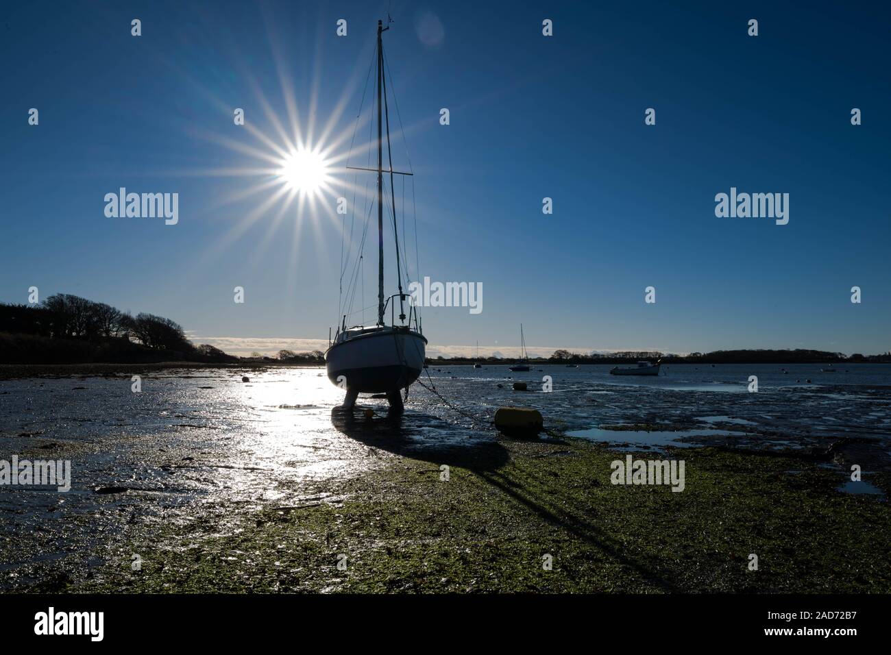 Quai de Dell et Chichester canal sur une journée ensoleillée Banque D'Images