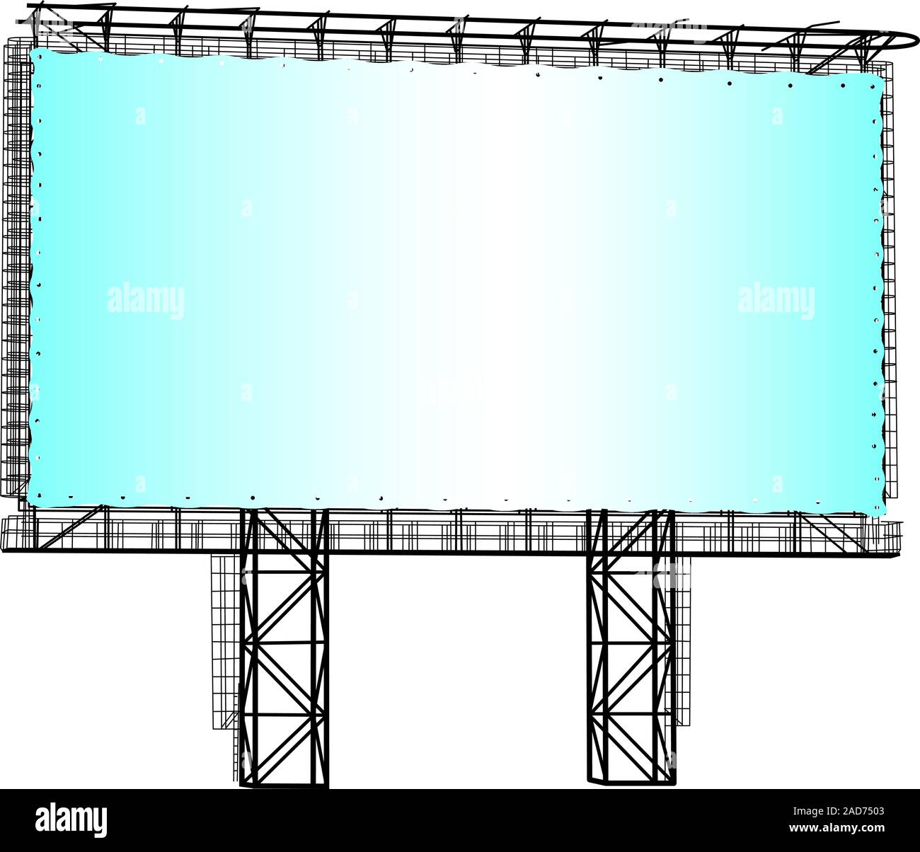 Silhouette d'acier en panneau. Vector illustration. Illustration de Vecteur