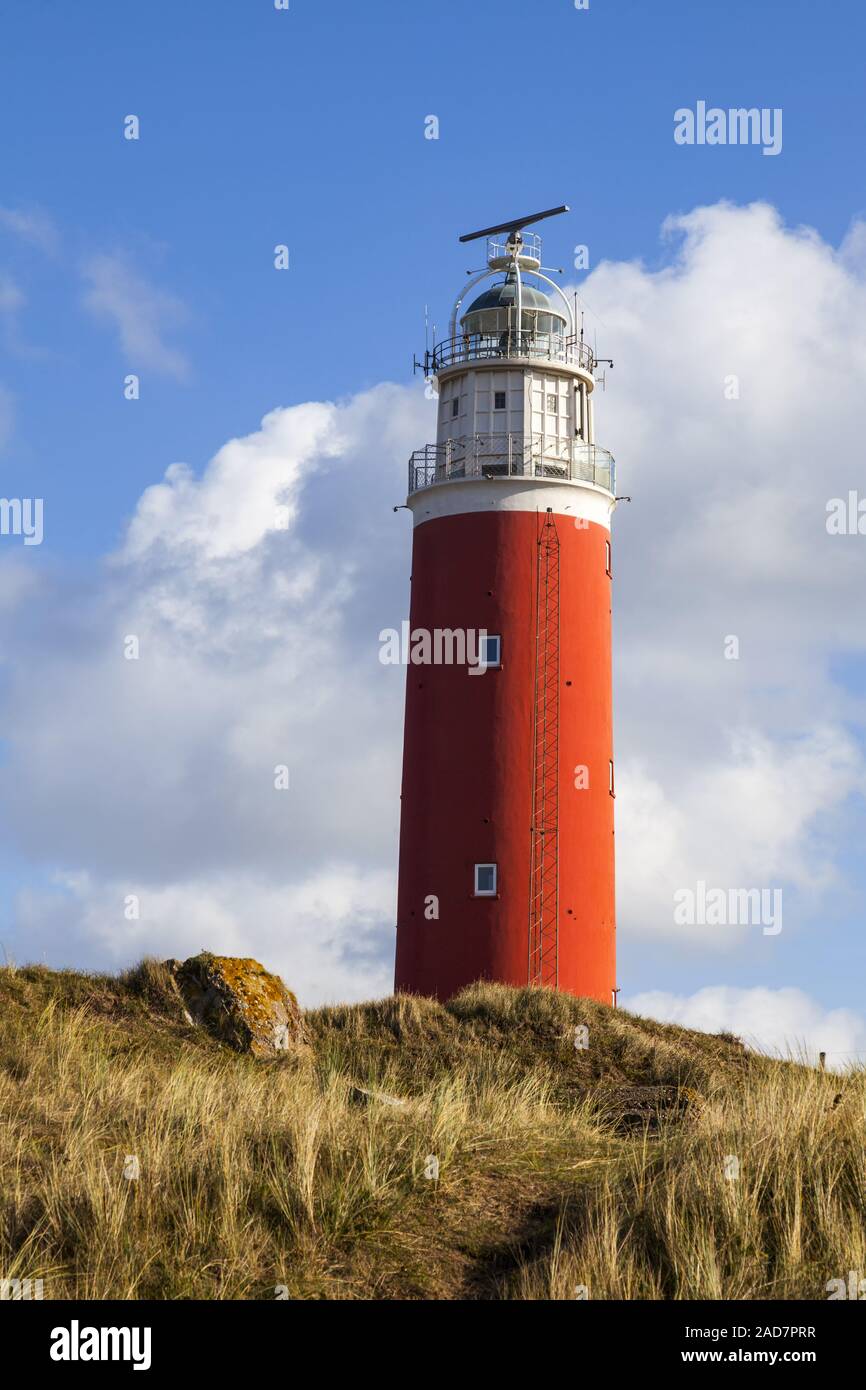 Leuchtturm Eierland, Texel Banque D'Images