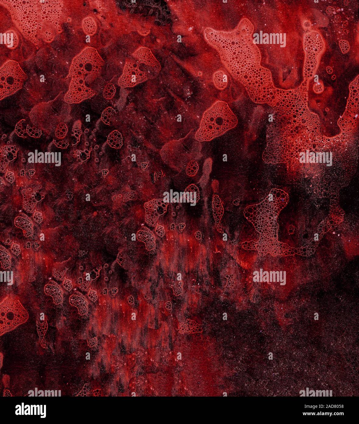 Grunge texture sang horrible Banque D'Images