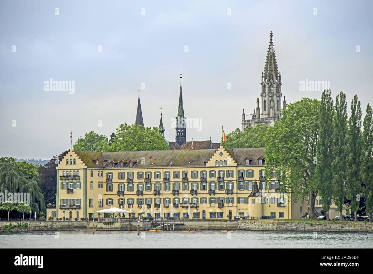 Hôtel de l'île, ancien monastère dominicain, Constance Banque D'Images