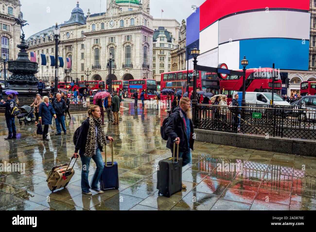 Londres, Picadilly Circus Banque D'Images