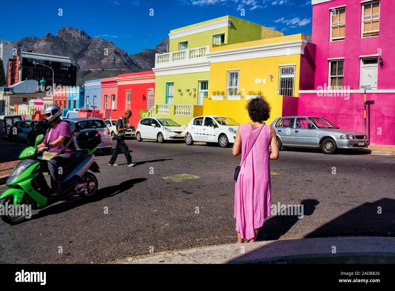Cape Town, Bo Kaap Banque D'Images