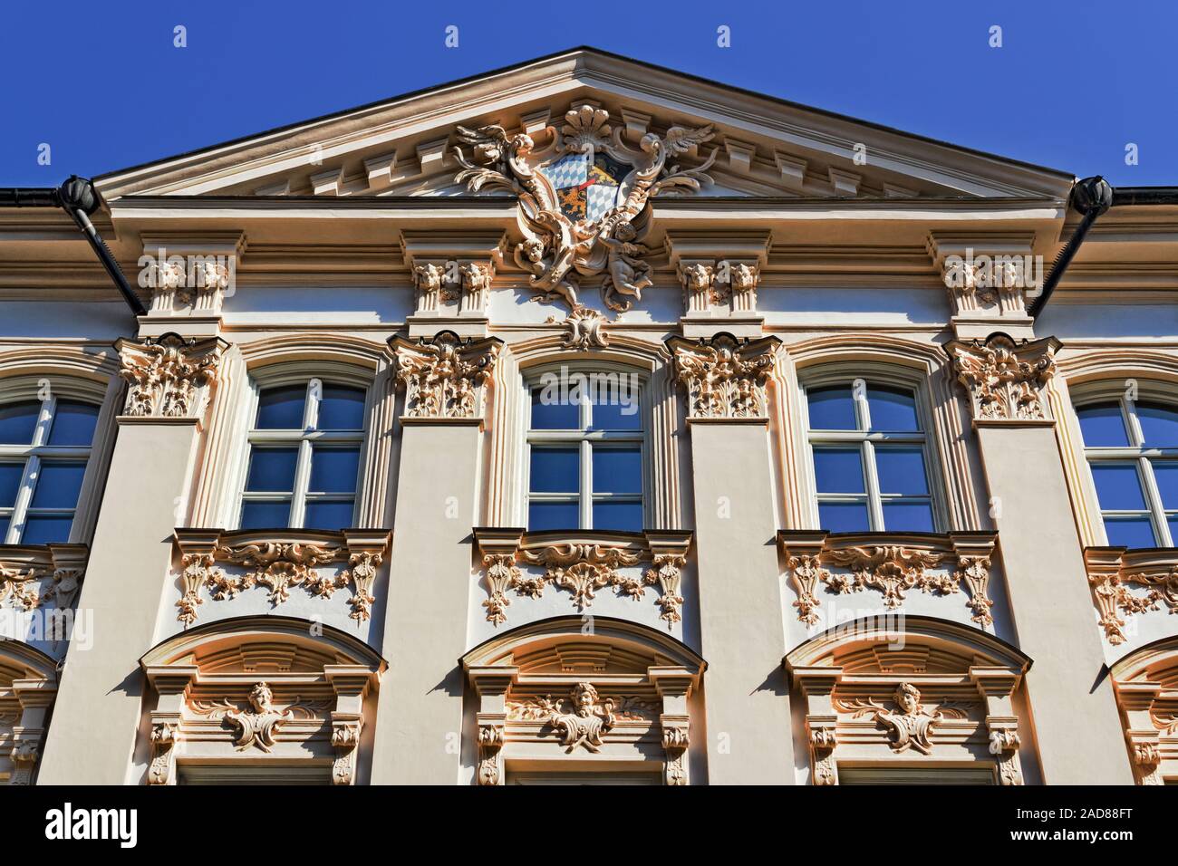 Vieux bâtiment à Munich Banque D'Images