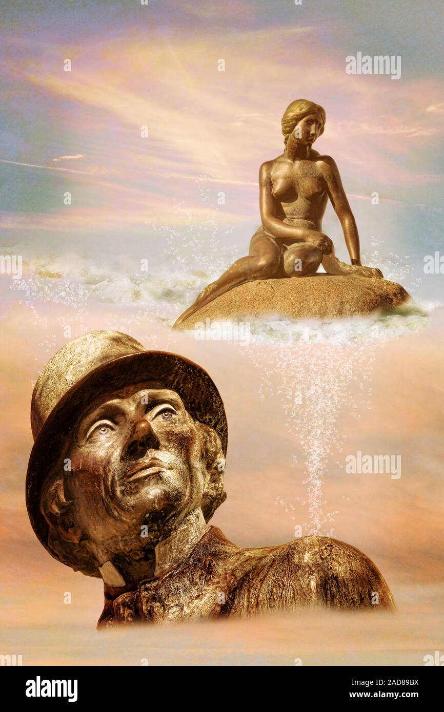 Petite sirène Banque D'Images Petite sirène Banque D'Images