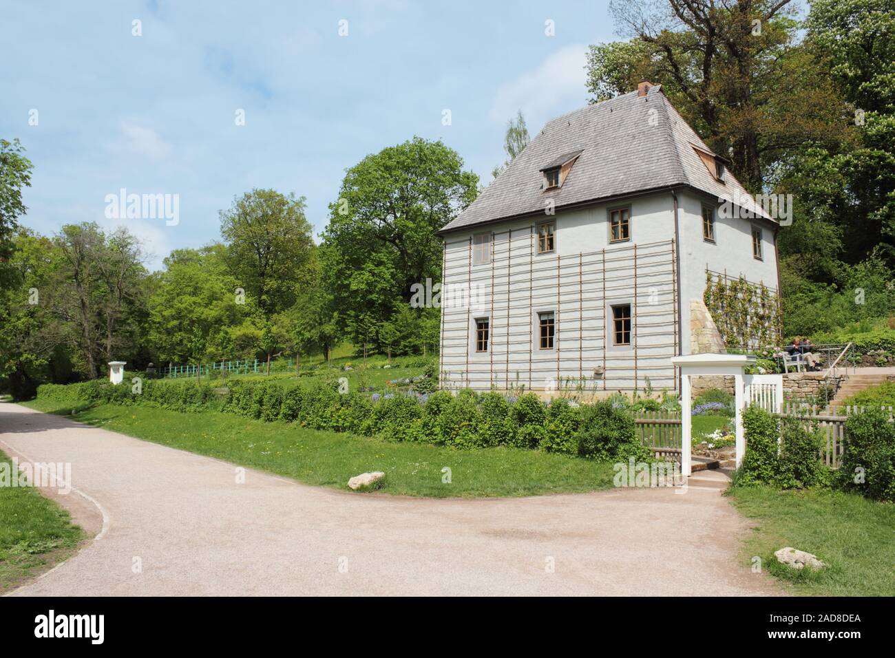 Jardin de Goethe House Banque D'Images