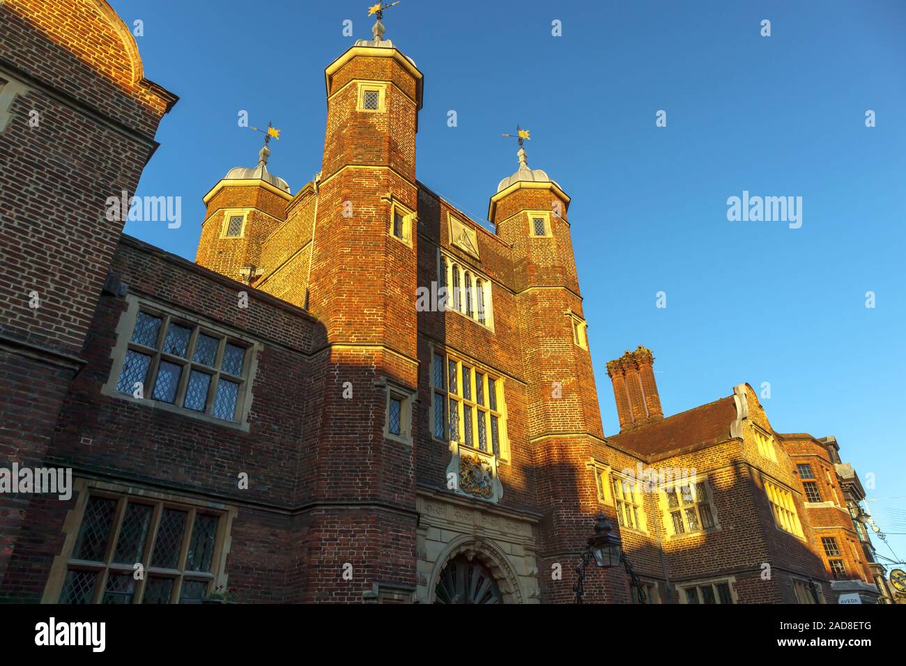 Abbot's Hospital, un hospice de bienfaisance bâtiment historique dans High Street, Guildford, la ville du comté de Surrey, au sud-est de l'Angleterre, Royaume-Uni Banque D'Images