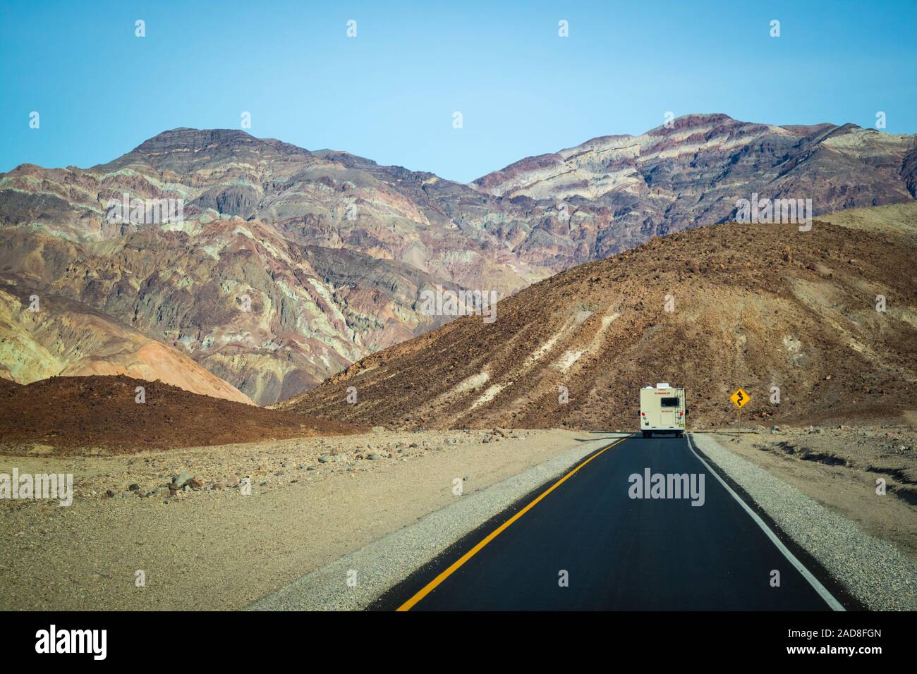 Un paysage grandiose de la Death Valley National Park, California Banque D'Images