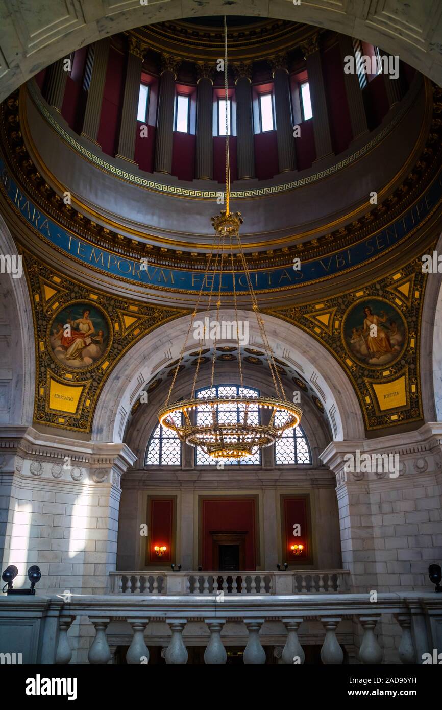 Le centre d'administration à Providence, Rhode Island Banque D'Images