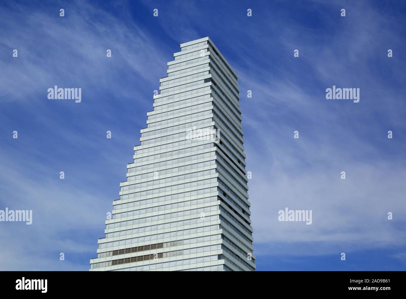 Bâle, immeuble de grande hauteur de l'entreprise pharmaceutique Roche Banque D'Images