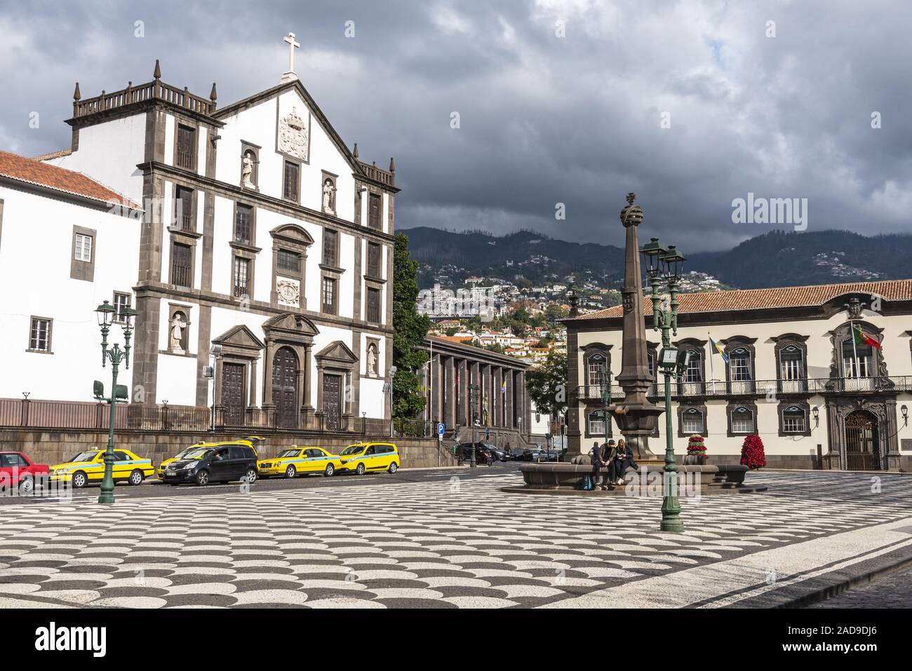 Igreja do Colegio, église des Jésuites, l'hôtel de ville, Funchal, Madeira, Portugal, Europe Banque D'Images