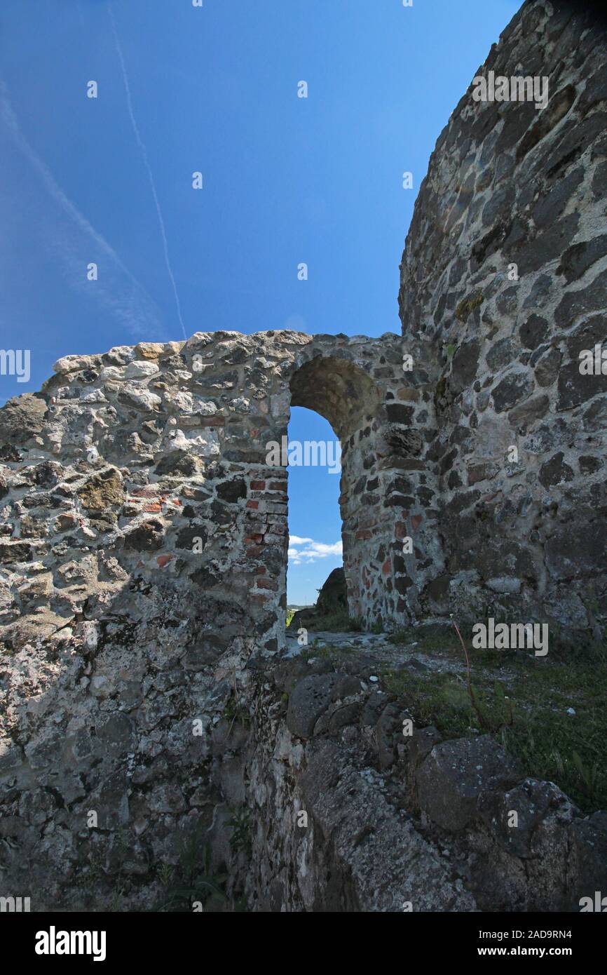 Ruine du château Waldeck Banque D'Images