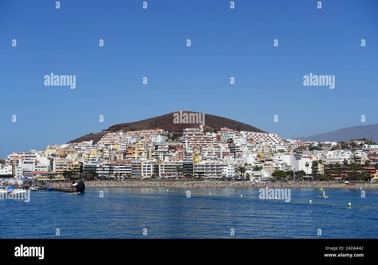 Le Port de Santa Cruz, Tenerife, La Gomera, Espagne Banque D'Images