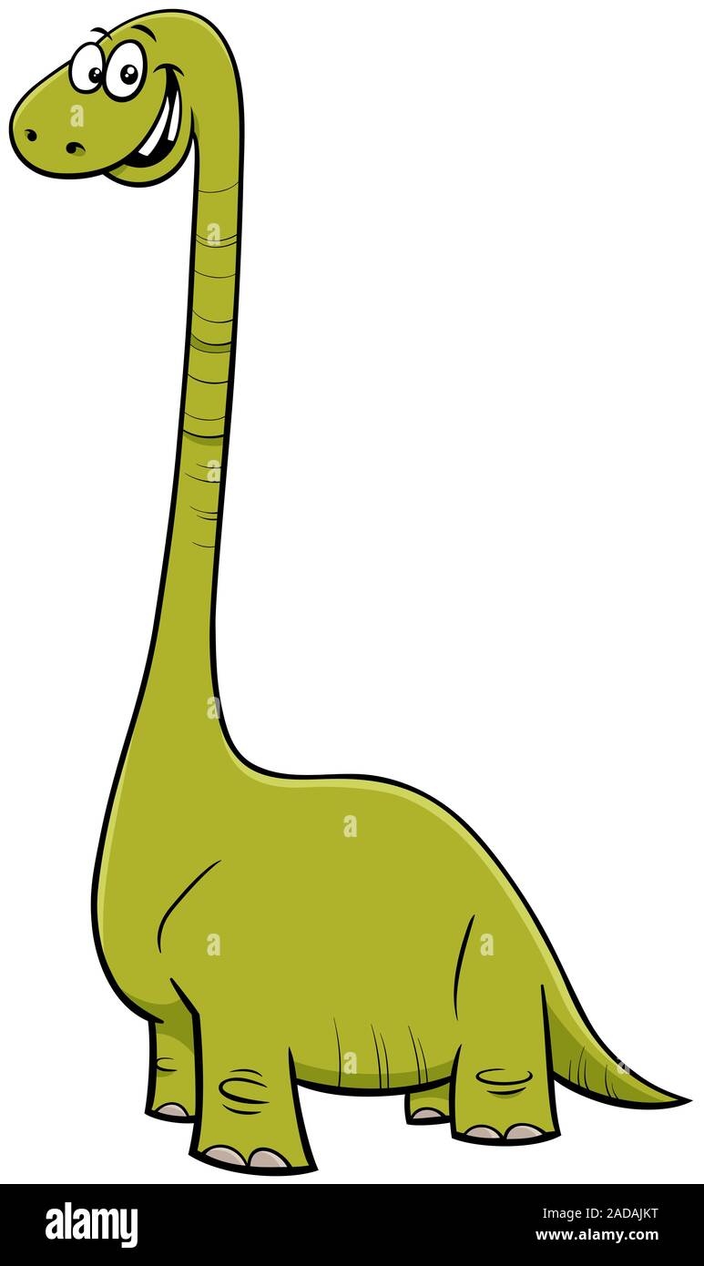 cartoon illustration diplodocus dinosaur banque d image et photos alamy coloriage de voiture course gratuit