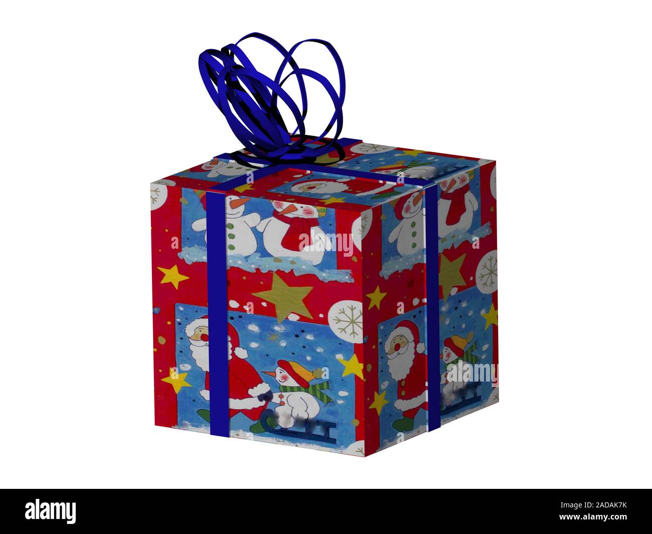 Cadeaux colorés avec boucle Banque D'Images