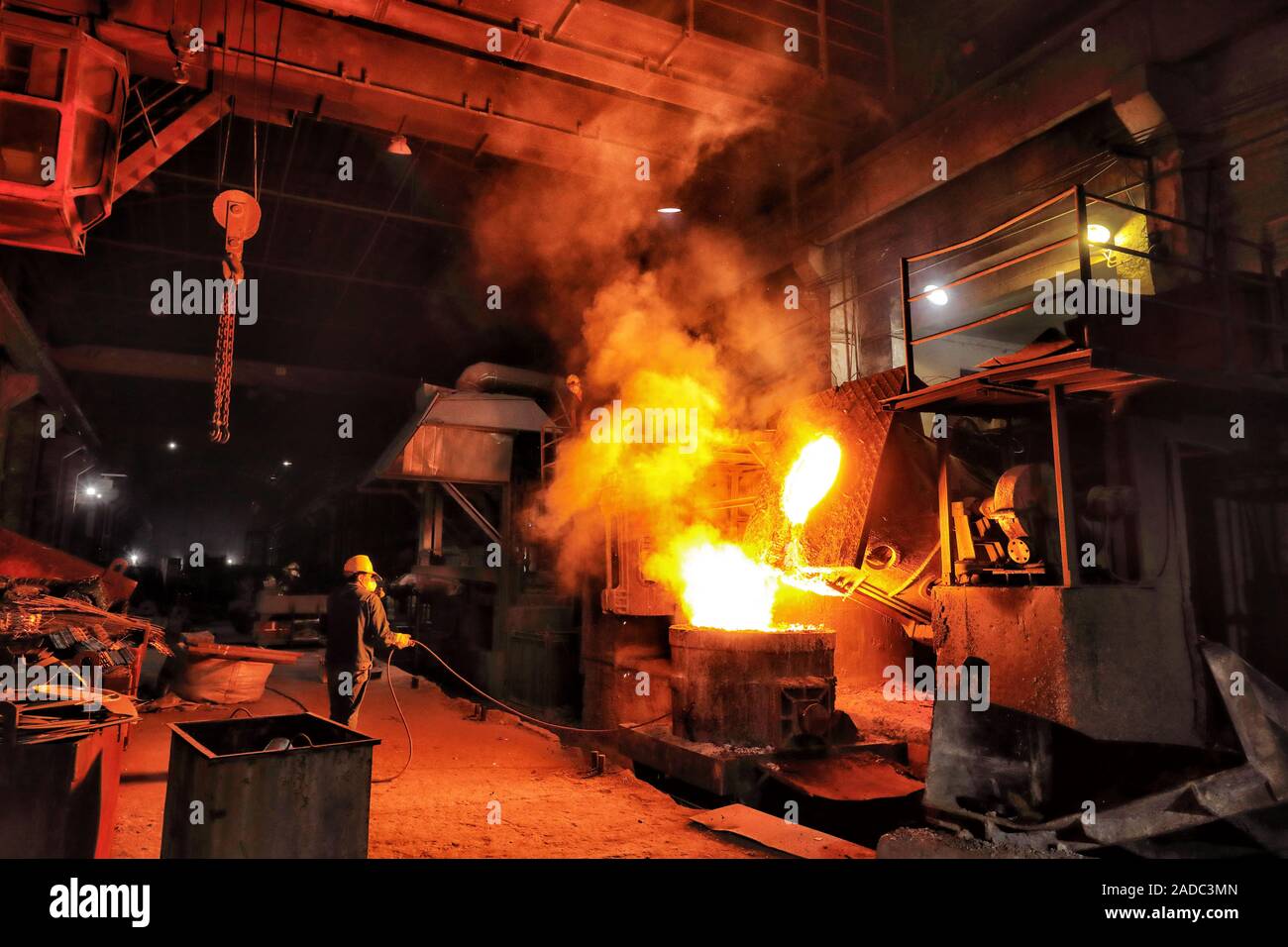 Les usines industrielles Banque D'Images