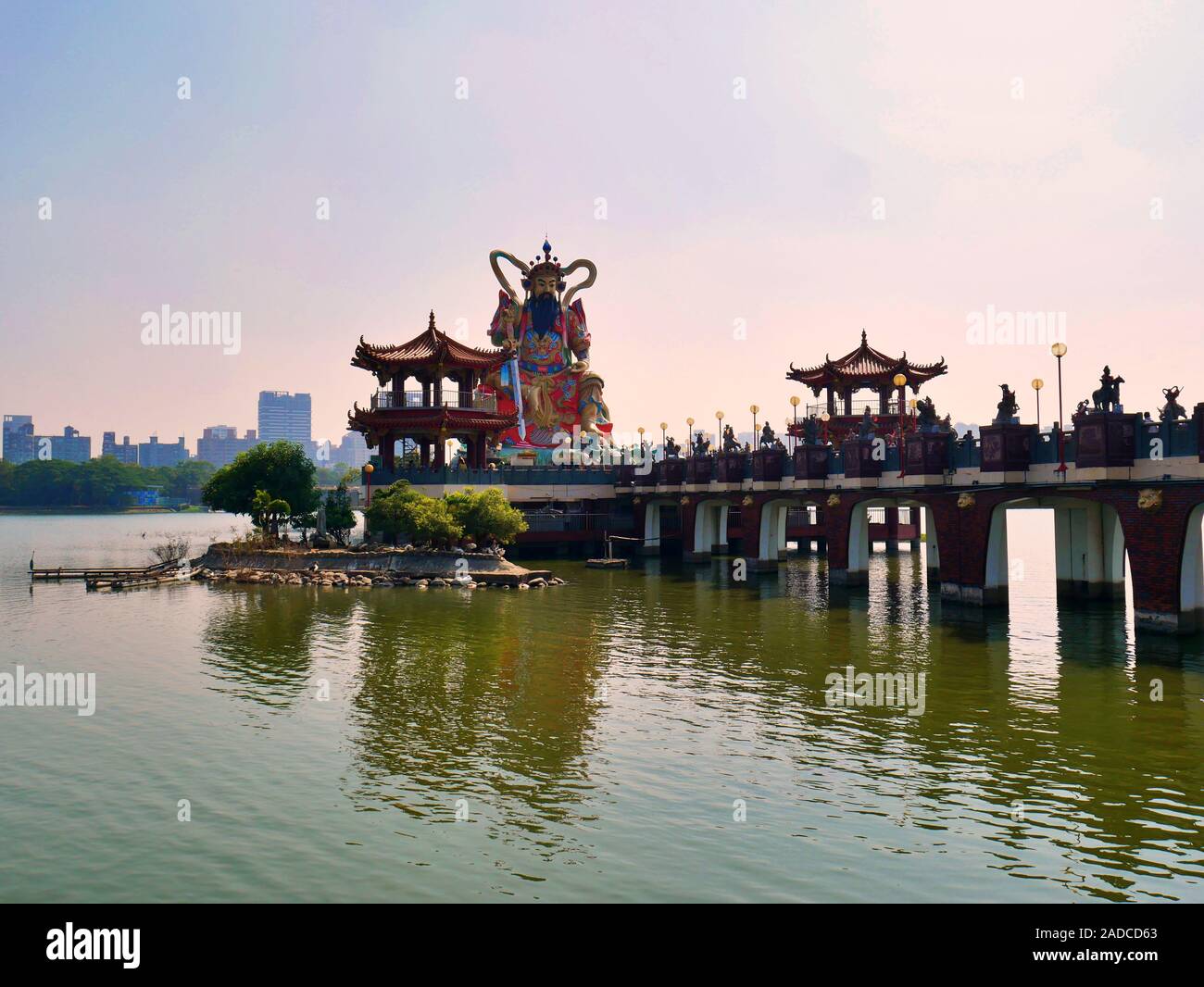 Lotus Lake à Kaohsiung, Taiwan Banque D'Images