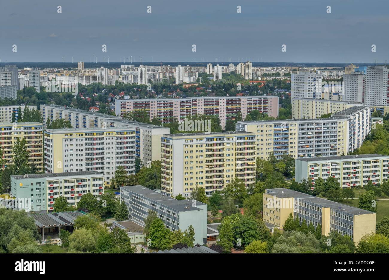 Allee der Kosmonauten, Wohnsiedlung, Marzahn, 130, Berlin, Deutschland Banque D'Images