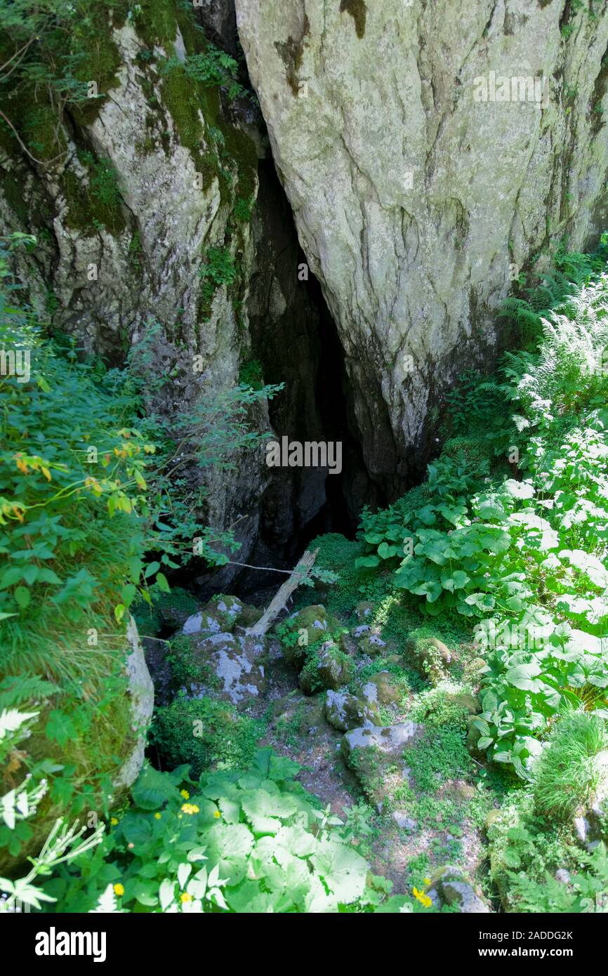 Bijele stijene montagnes et réserve naturelle en Croatie Banque D'Images