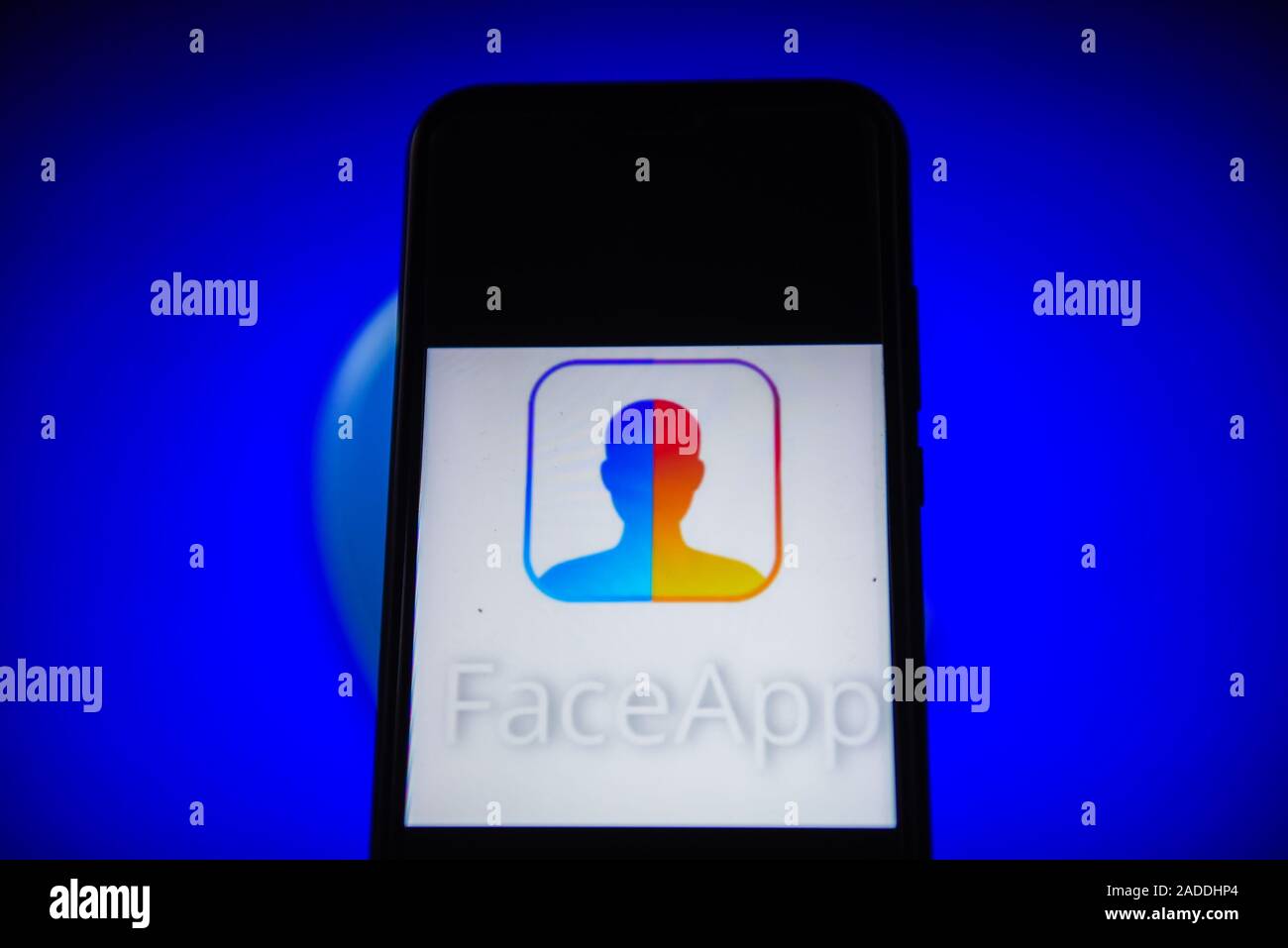 La Pologne. 9Th Jul 2019. Sur cette photo, l'illustration a FaceApp vu le logo affiché sur un smartphone. Credit : Omar Marques/SOPA Images/ZUMA/Alamy Fil Live News Banque D'Images
