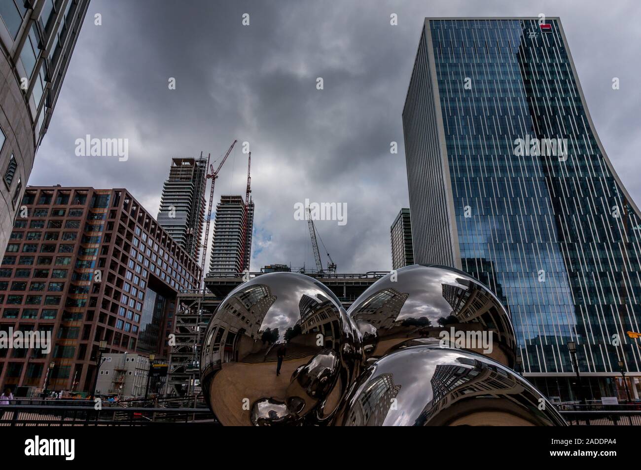 Quartier Central Des Affaires Canary Wharf De Londres Toits De Londres Larchitecture Moderne 3622