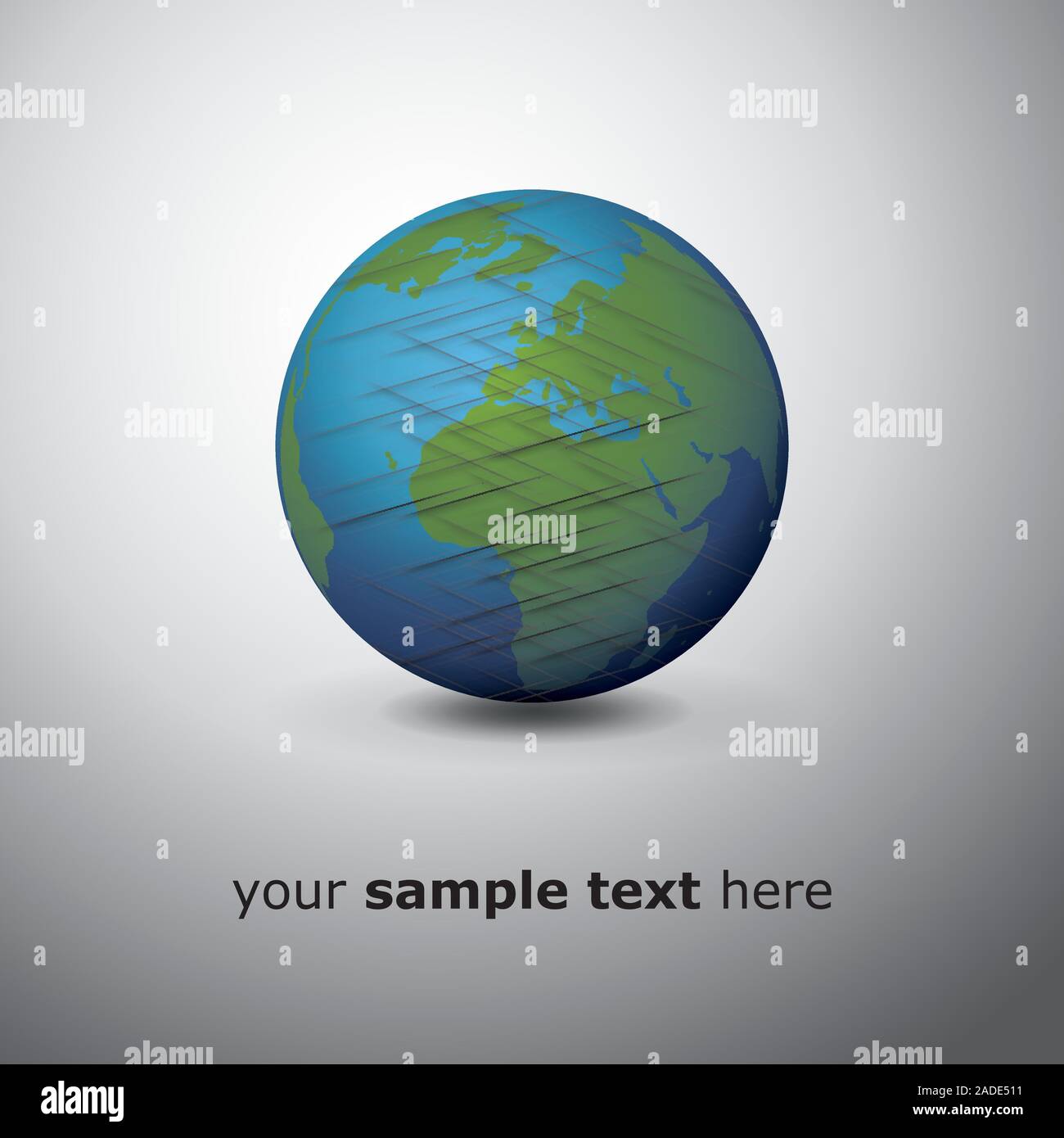 Vecteur de conception Earth Globe Illustration de Vecteur