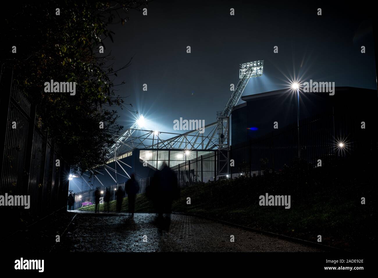 27/11/2019 Stade de football The Hawthorns home à West Bromwich Albion avant le match contre Bristol City regardée par 22 197 supporters. Banque D'Images