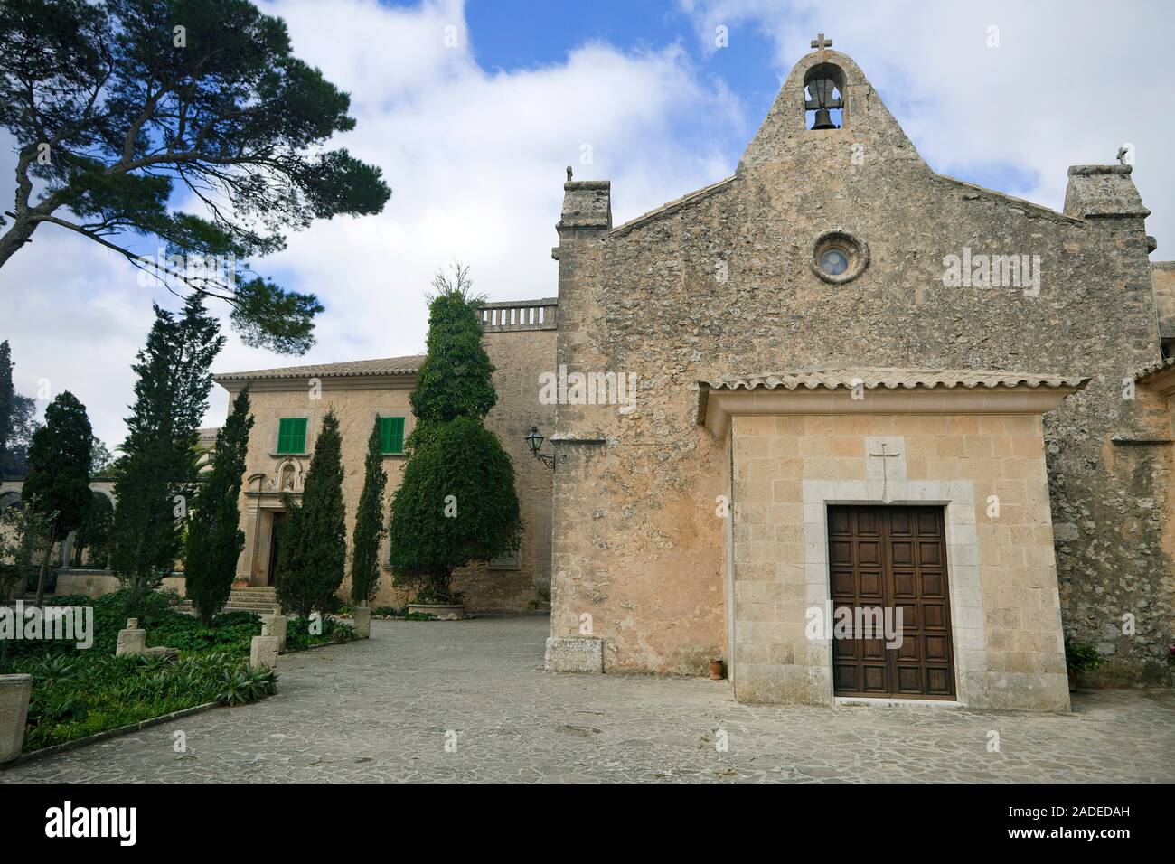 Santuari de Nostra Senyora de cura, monastère sur Puig de Randa, entre Llucmajor und Llucmajor, Majorque, îles Baléares, Espagne Banque D'Images