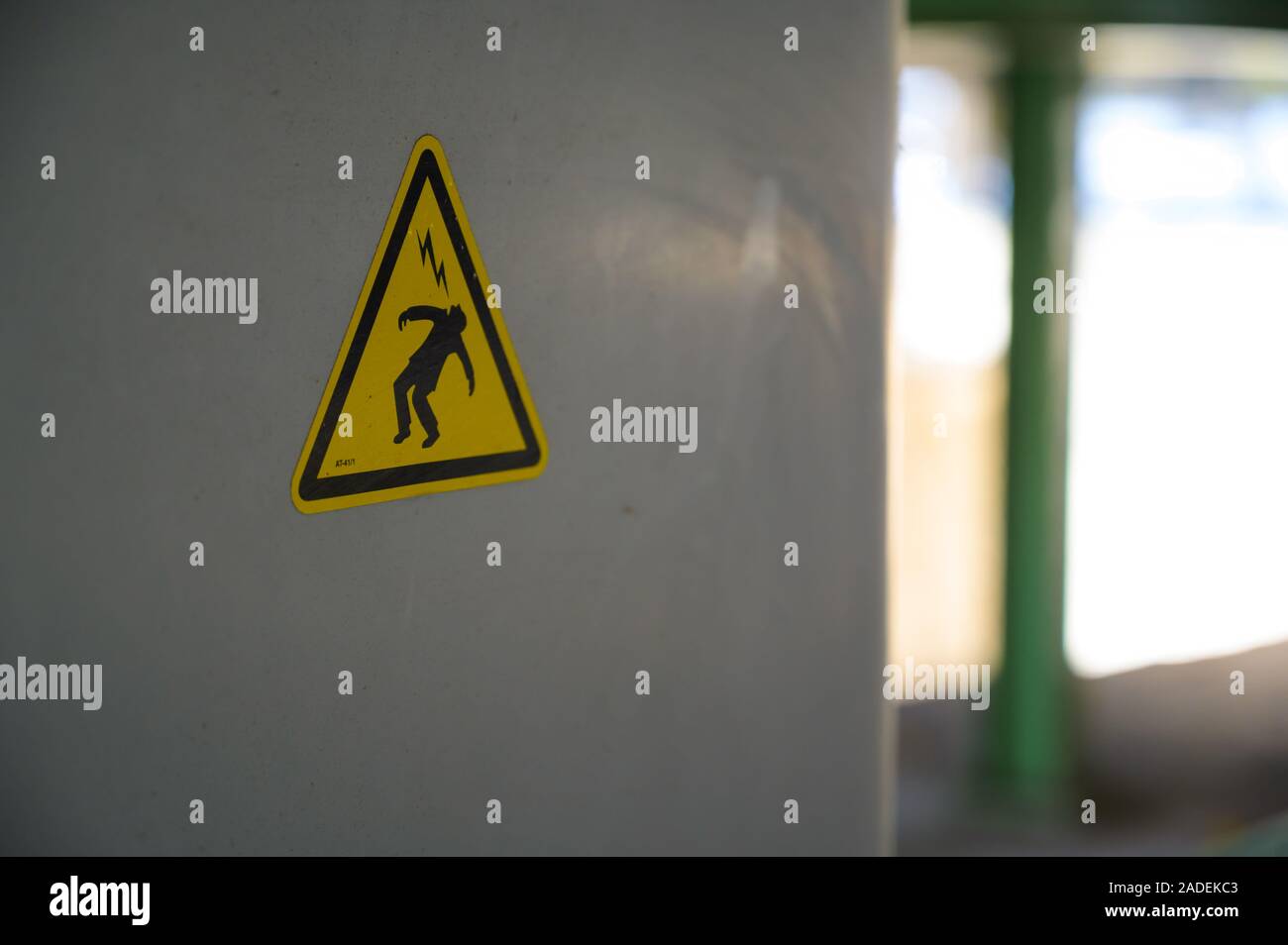 Danger Electric Shock Risk Sign Banque D Image Et Photos Alamy