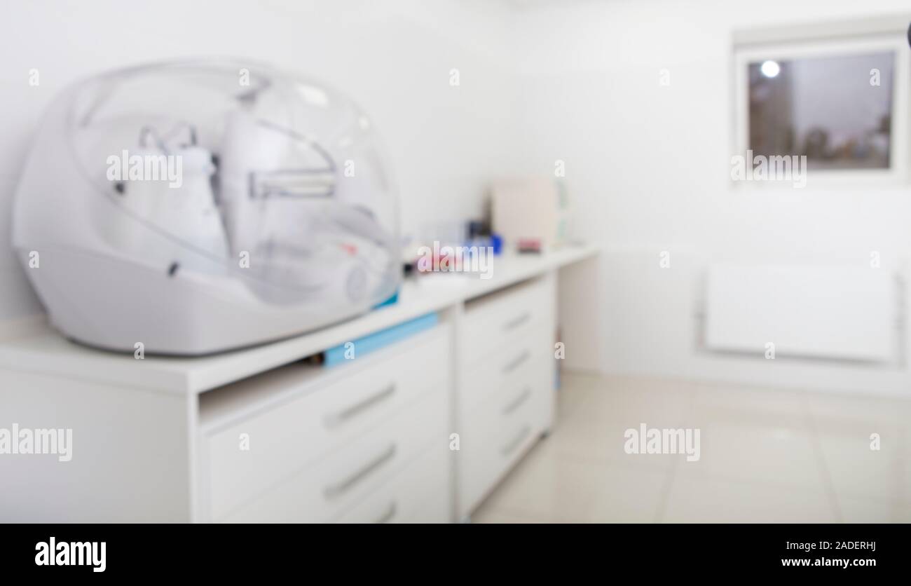Intérieur moderne avec trouble de l'équipement médical pour la recherche scientifique Banque D'Images