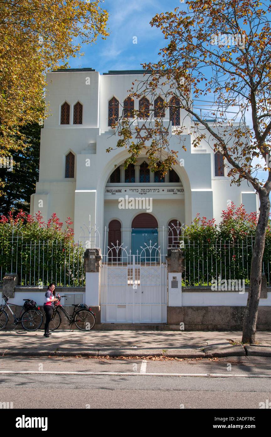 Kadoorie Mekor Haim Synagogue Synagogue Kadoorie AKA à Rua Guerra Junqueiro à Porto, Portugal Banque D'Images