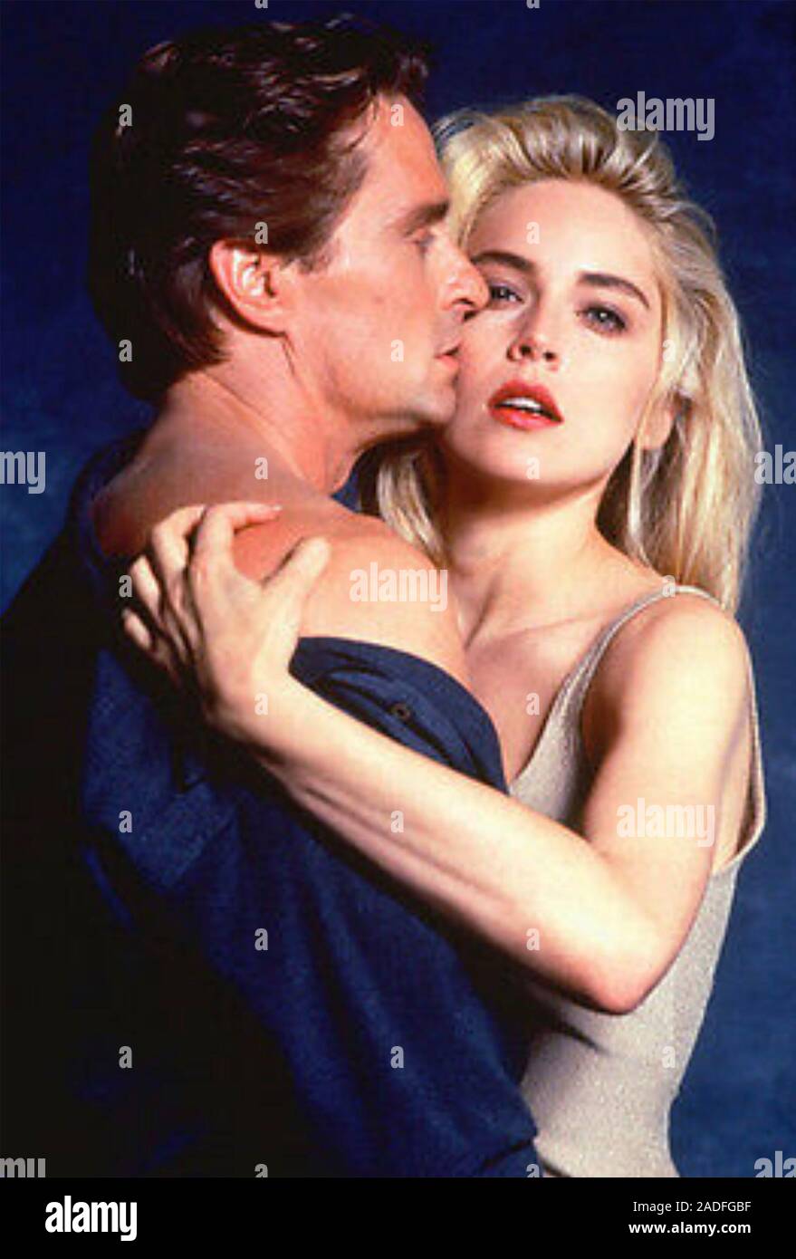 BASIC INSTINCT 1992 TriStar Pictures film avec Sharon Stone et Michael Douglas Banque D'Images