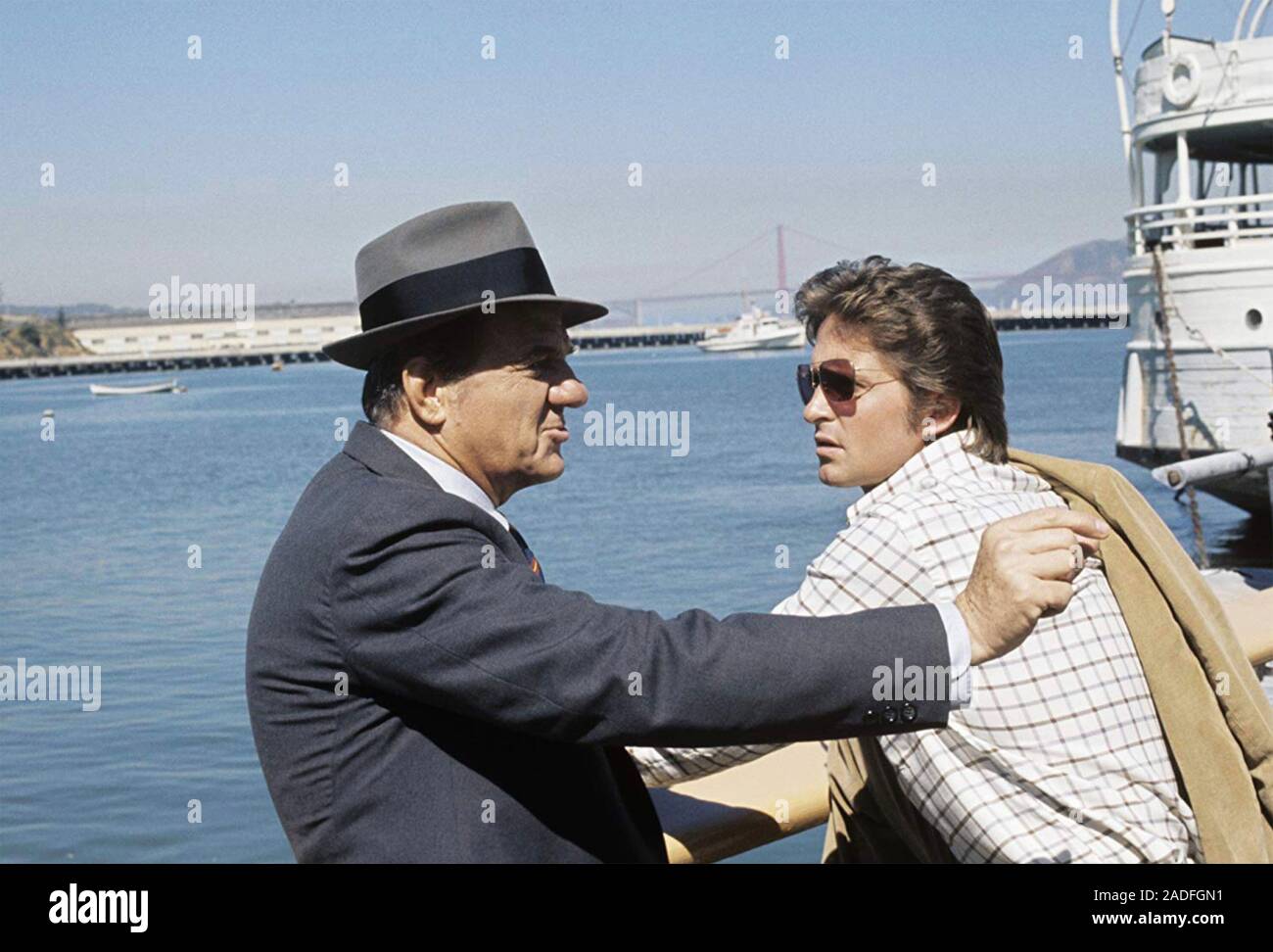 Les RUES DE SAN FRANCISCO ABC TV series 1972-1977 avec Karl Malden et Michael Douglas Banque D'Images