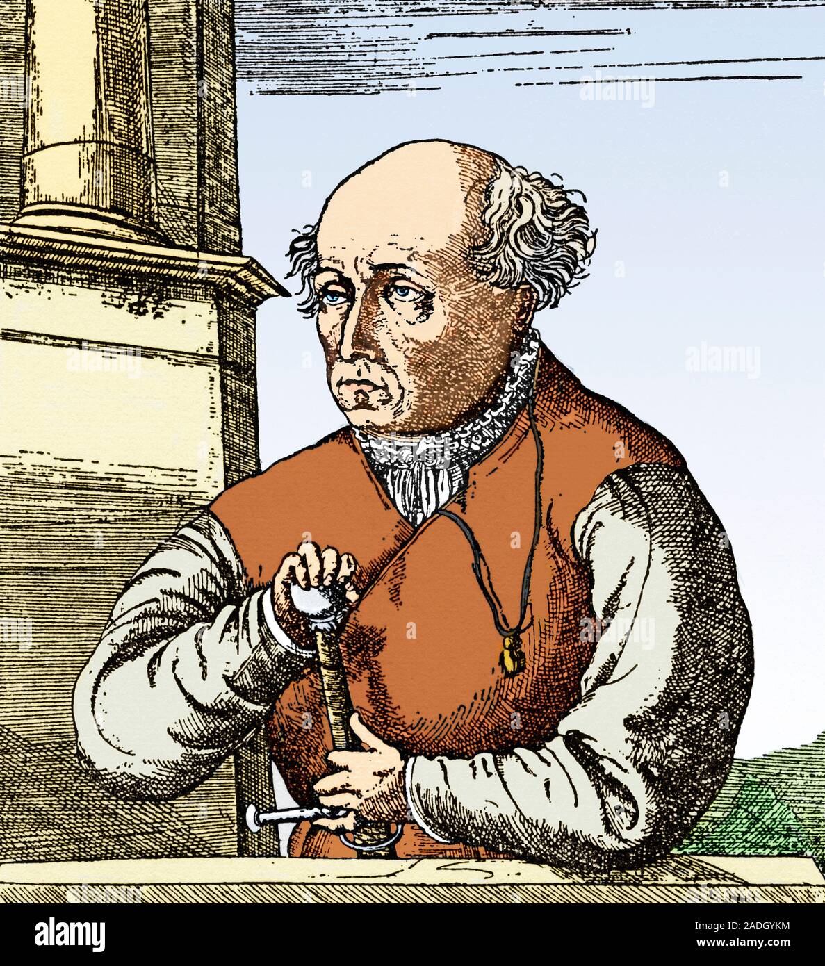 Paracelse (1493-1541), médecin et alchimiste Suisse. Naissance Theophrastus Bombastus von Hohenheim, Paracelse était un nom qu'il a donné lui-même, signifiant bett Photo Stock - Alamy