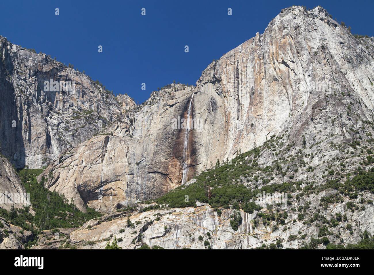 La chute de Yosemite, Yosemite National Park, California, USA. Banque D'Images