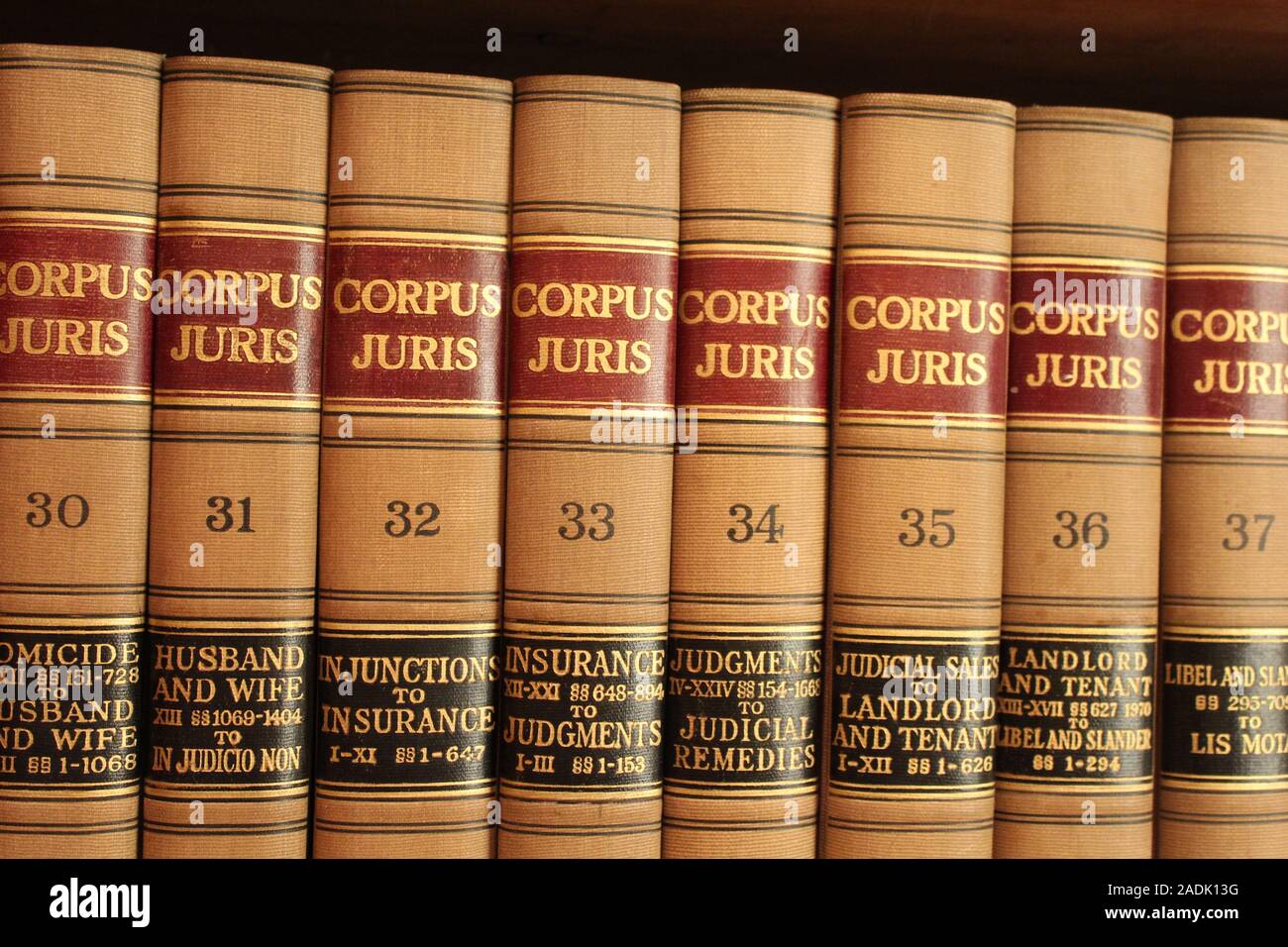 Bibliothèque de droit Banque D'Images
