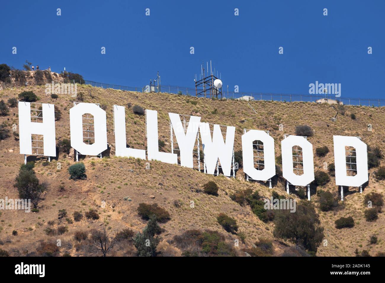 Panneau Hollywood de Los Angeles, Californie, USA. Banque D'Images